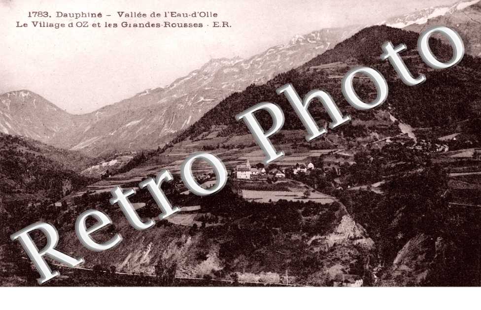 Vallee de l'Eau-d'Olle, le Village d'Oz et les Grandes-Rousses