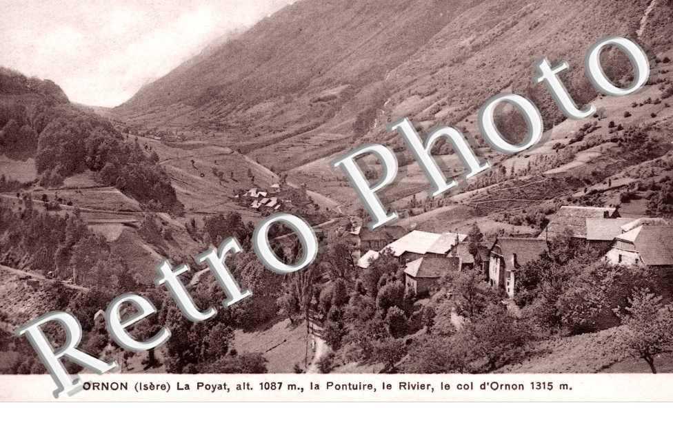 la Poyat, la Pontuire, le Rivier, le Col d'Ornon