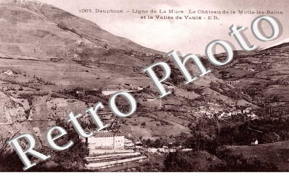 le chateau et la vallee de Vaulx