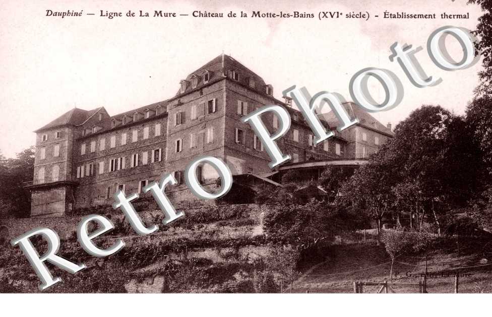 chateau de La Motte-les-Bains, etablissement thermal
