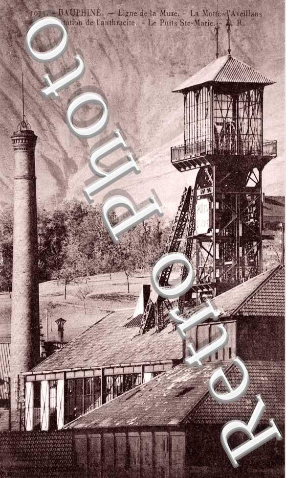 Expploitation de l'anthracite, le Puits Sainte-Marie, Ligne de la Mure
