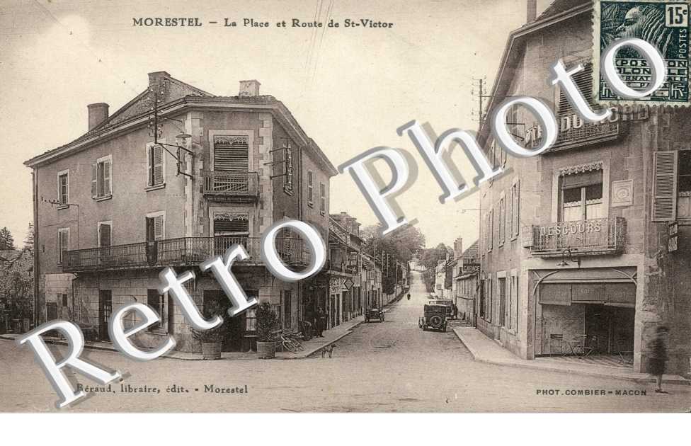 La Place et Route de St Victor
