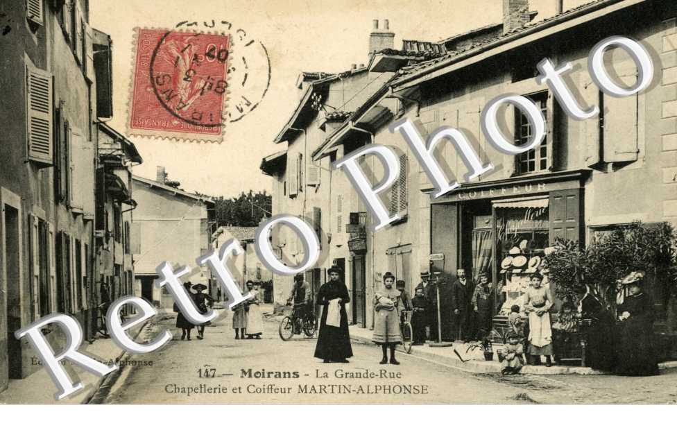 la grande rue - Chapellerie et coiffeur Martin-Alphonse