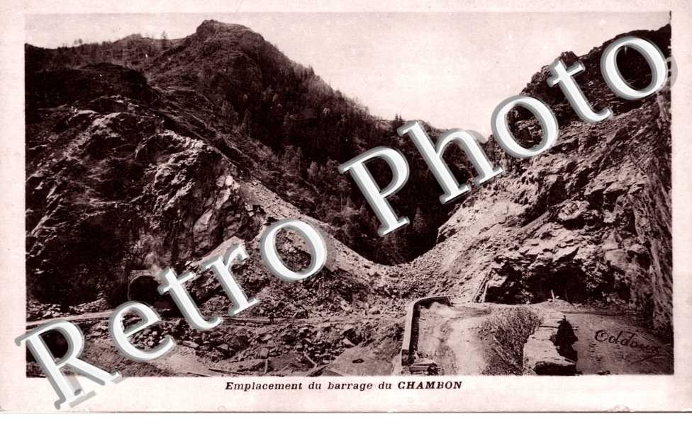 emplacement du barrage de Chambon