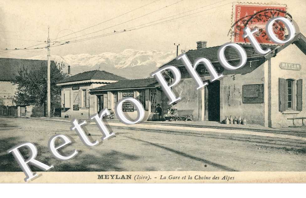 La Gare et la Chaine des Alpes