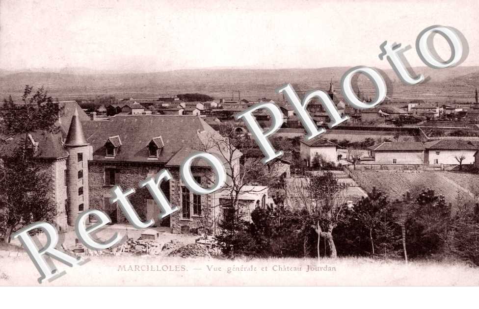 Vue generale et Chateau Jourdan