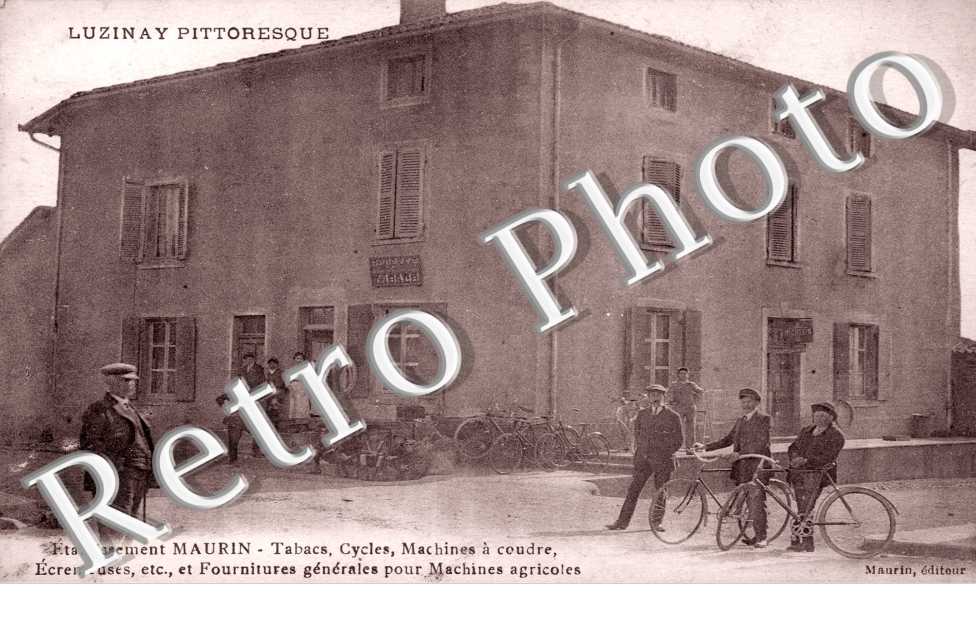etablissement Maurin, tabacs, cycles, machines a coudre, etc. et fournitures pour machines agricoles