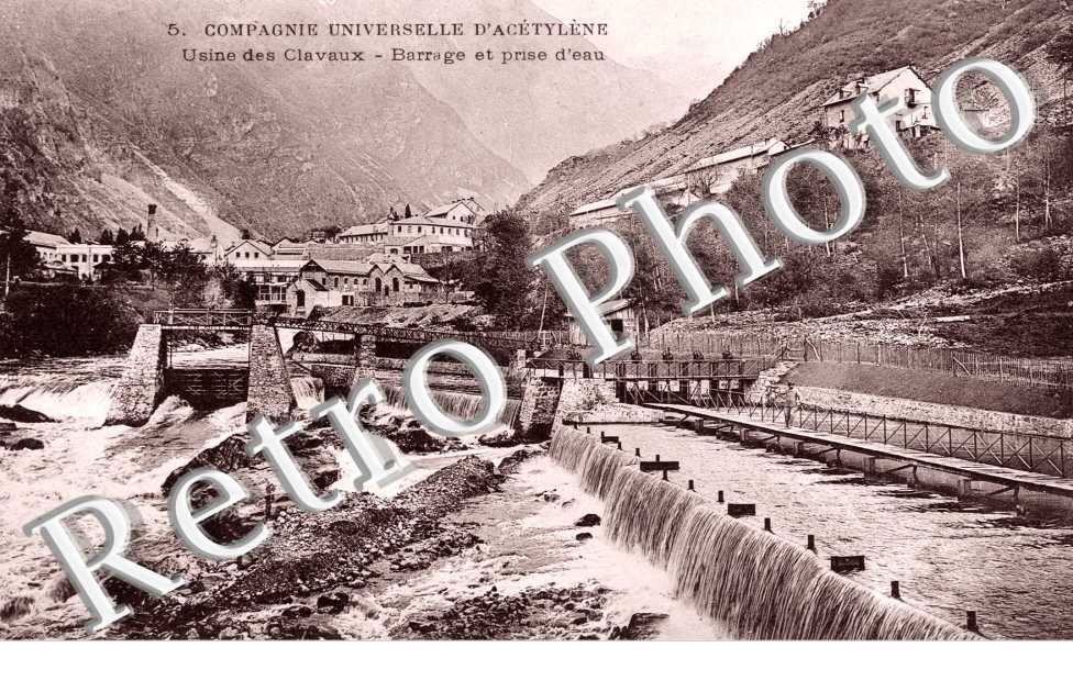 Usine des Clavaux et Barrage et prise d'eau