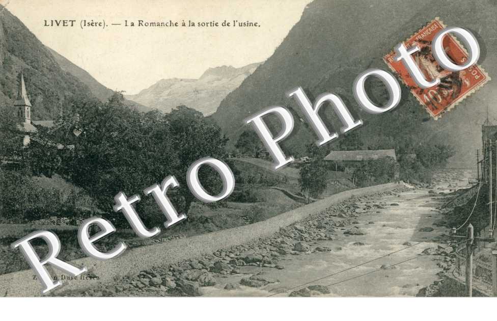 La Romanche a la Sortie de l'Usine