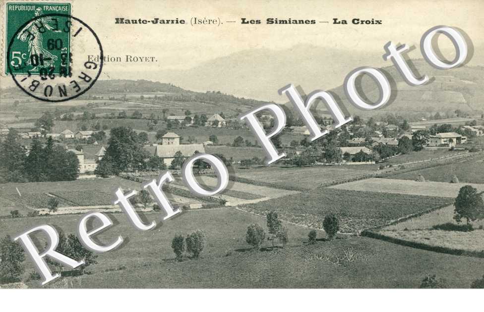 Haute Jarrie, Les Simianes, la Croix