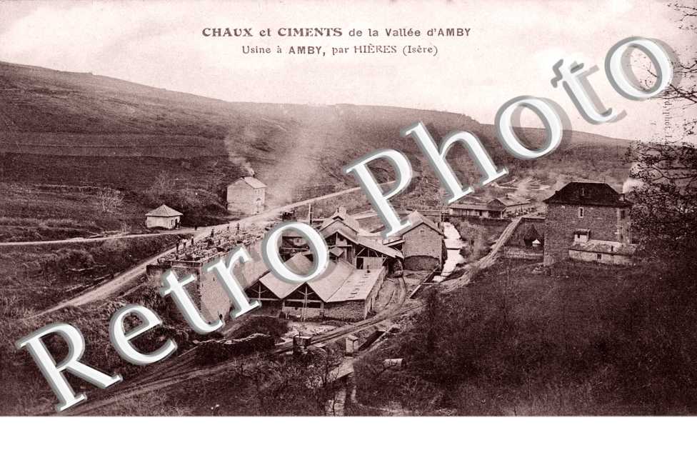 chaux et ciments de la vallee d'Amby, usine a Amby