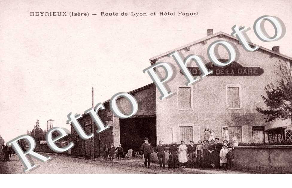 route de Lyon et hotel Faguet