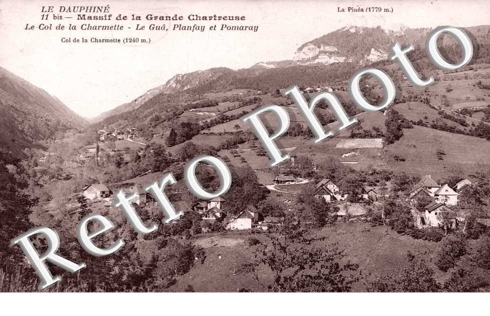 massif de la grande Chartreuse, le col de la Charmette
