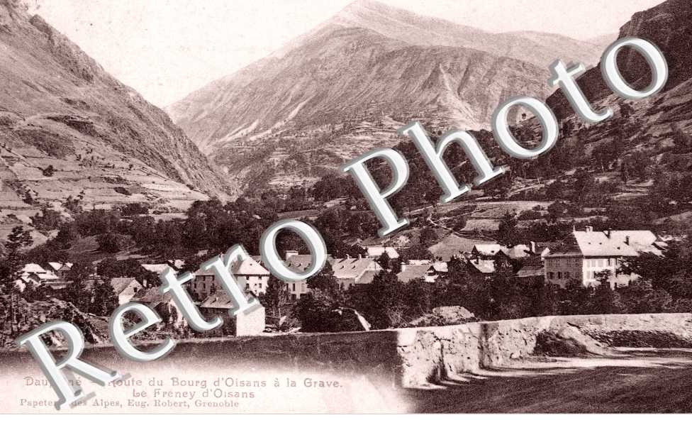 route du bourg d'Oisans a la Grave