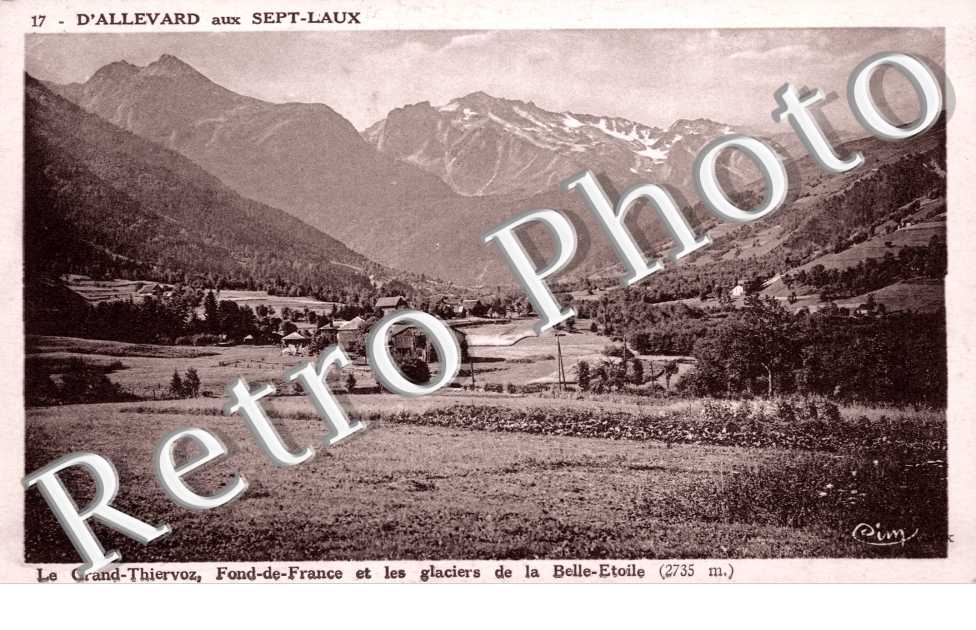 Le Grand Thiervoz, Fond de France et les Glaciers de la Belle Etoile