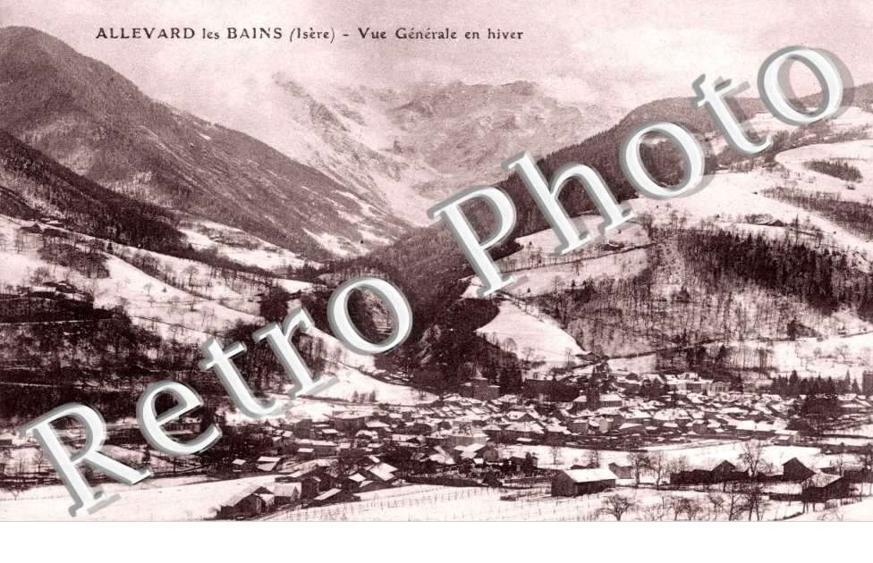 Allevard les Bains, Vue generale en Hiver