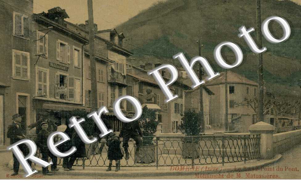 le rond-point du pont, monument de M. Matussiere