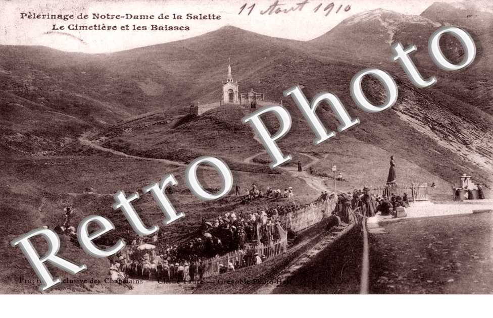 Pelerinage de Notre Dame de la Salette, le Cimetiere et les Baisses