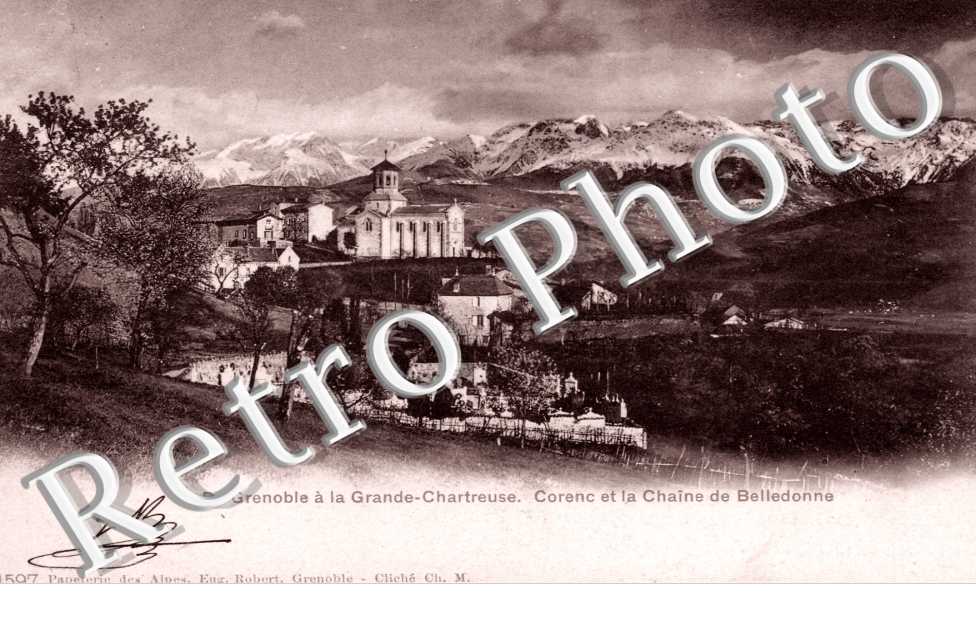 Le Village et la Chaine de Belledonne