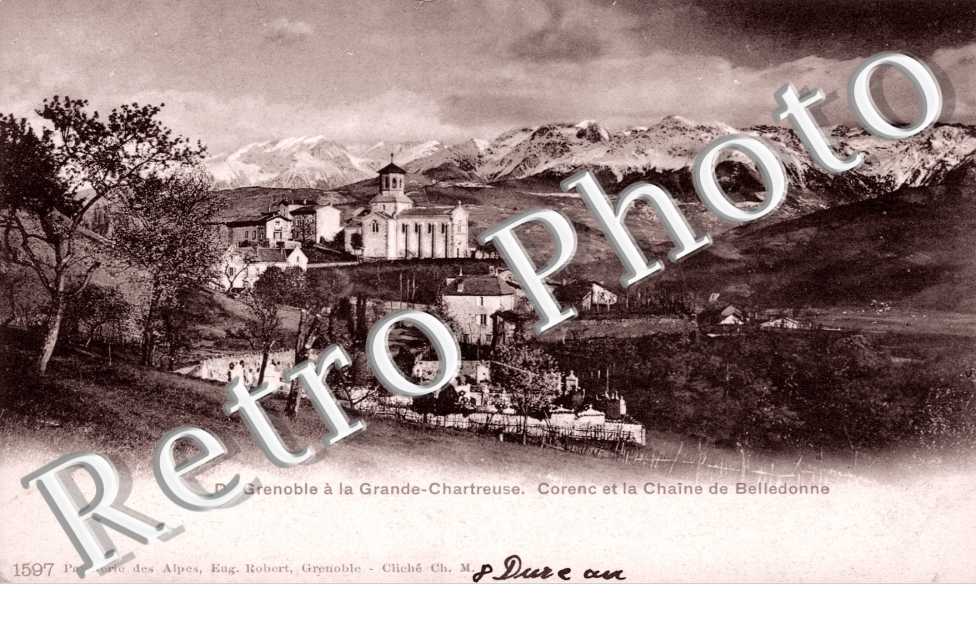 Le Village et la Chaine de Belledonne