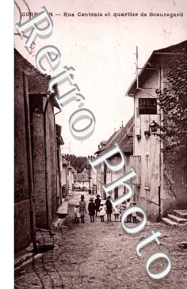 rue centrale et quartier de Beauregard