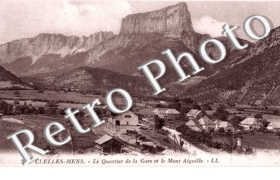 Quartier de la Gare et le Mont Aiguille