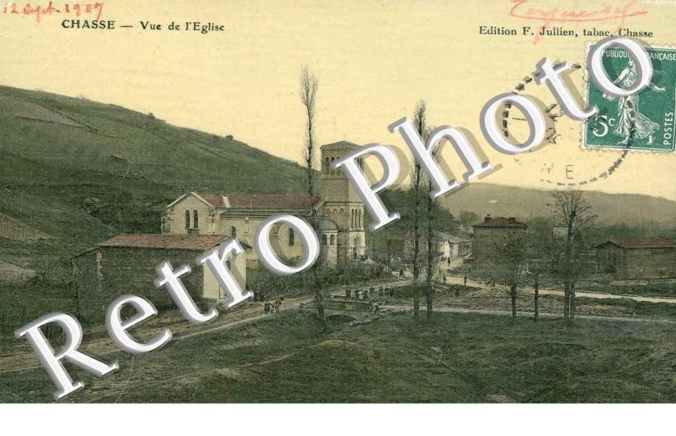 vue de l'eglise (toilee couleur)