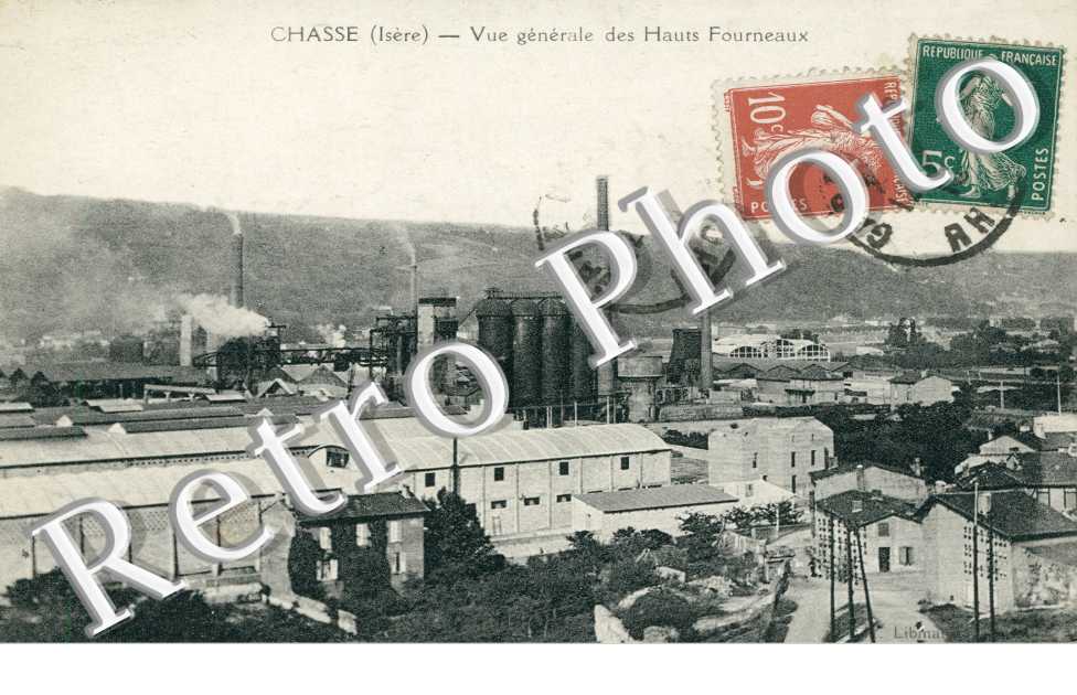 Vue generale des hauts fourneaux