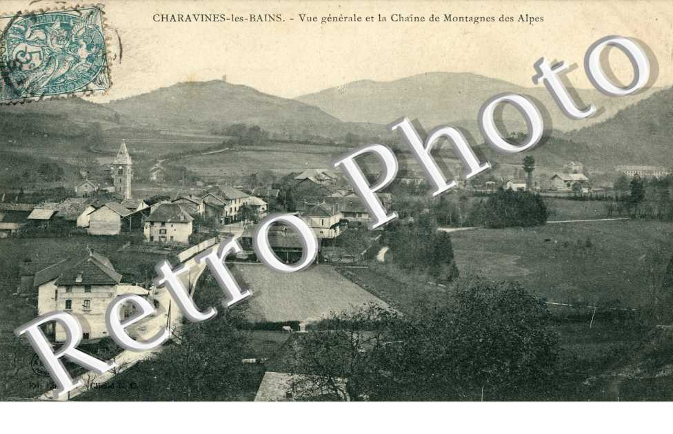 Vue generale et les Alpes