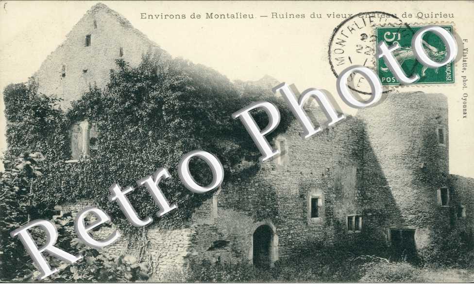 ruines du vieux chateau de Quirieu