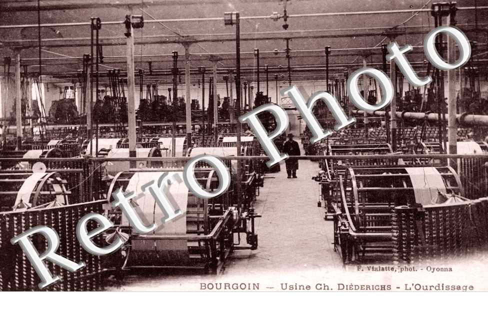 Usine Ch. Diederich, l'Ourdissage