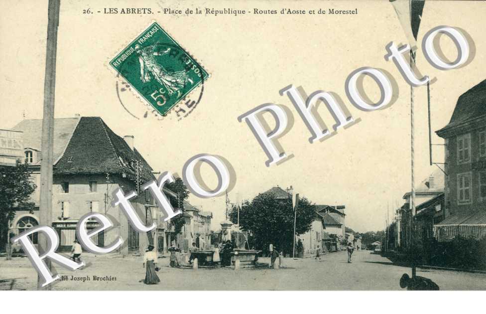 Place de la Republique, Route d'Aoste et de Morestel