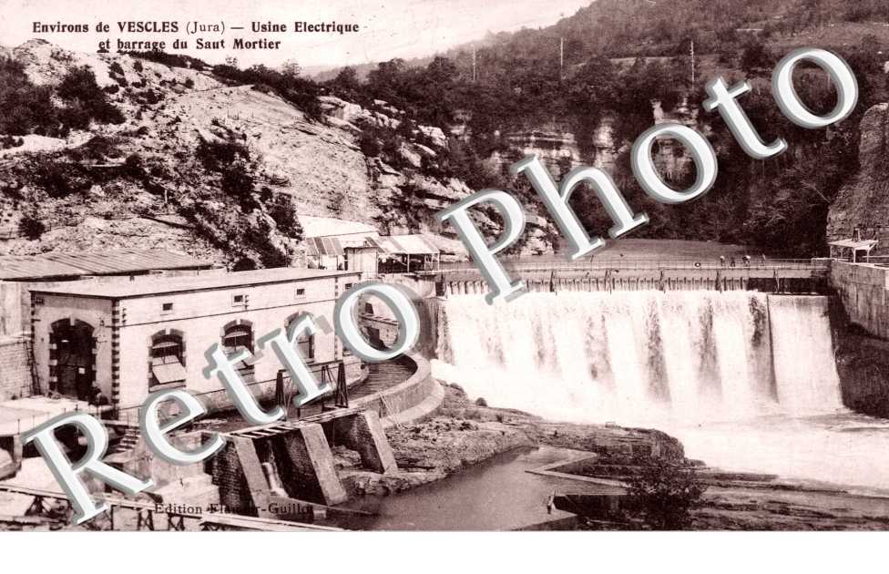 Usine electrique et barrage du Saut Mortier