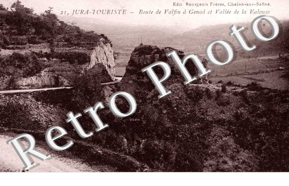 Route de Valfin a Genod et vallee de la Valouse