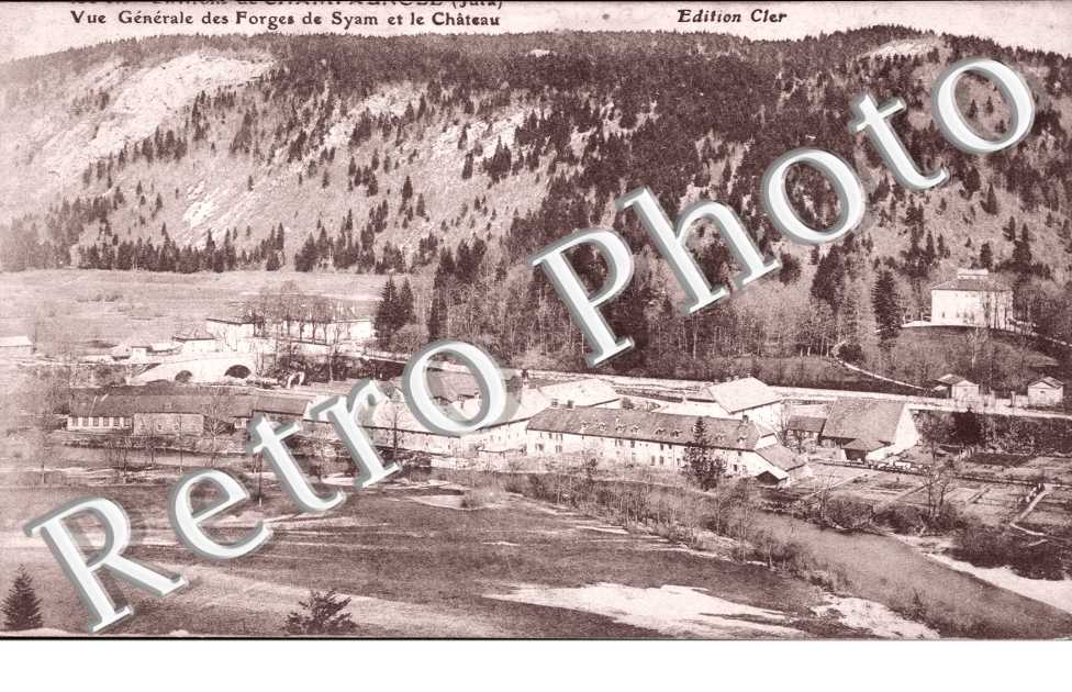 vue generale des forges et le chateau