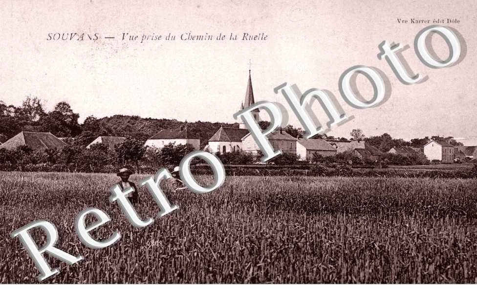 Vue prise du Chemin de la Ruelle