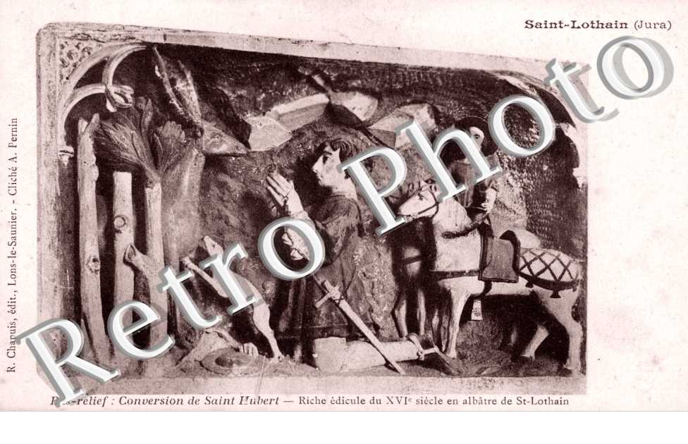 Bas relief - Conversion de Saint Hubert