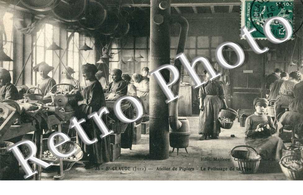Ateliers de Pipiers, le Polissage de la Pipe
