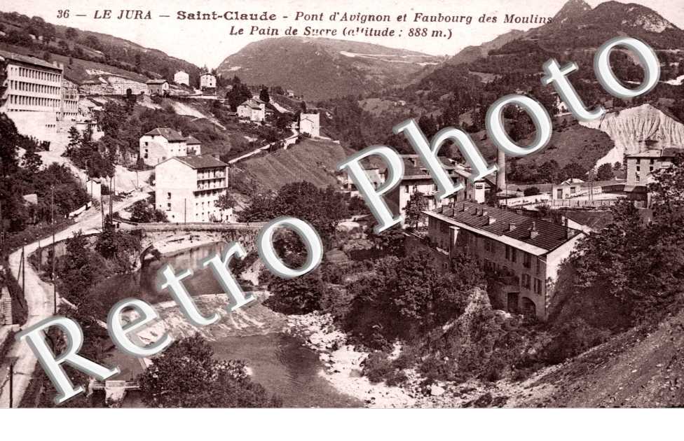 Pont d'Avignon et Faubourg des Moulins
