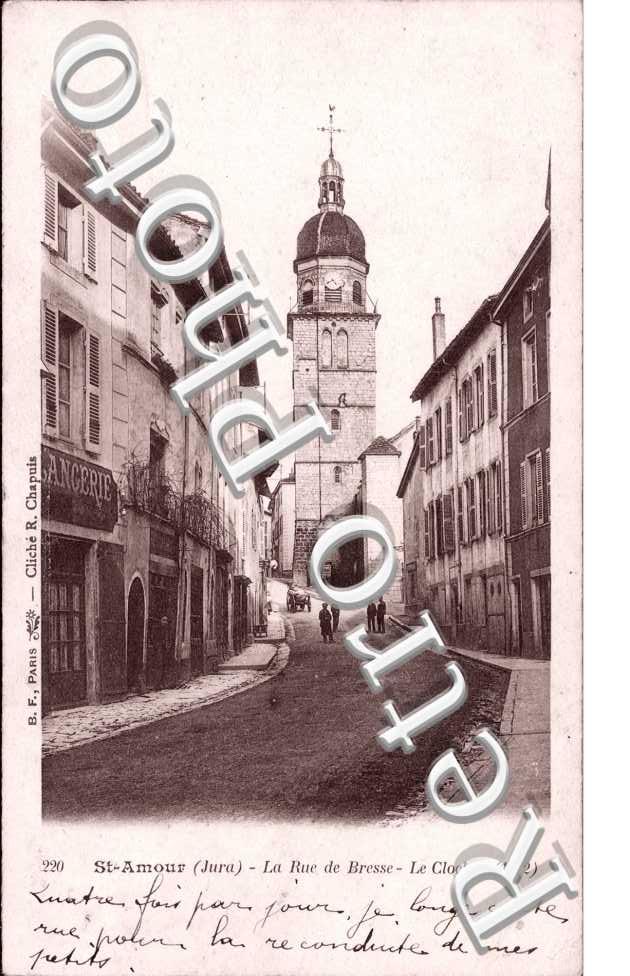 la rue de Bresse - le Clocher