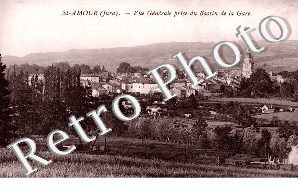 Vue Generale prise du Bassin de la Gare