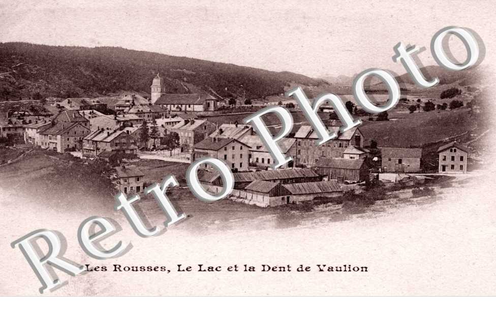le lac et la Dent de Vaulion