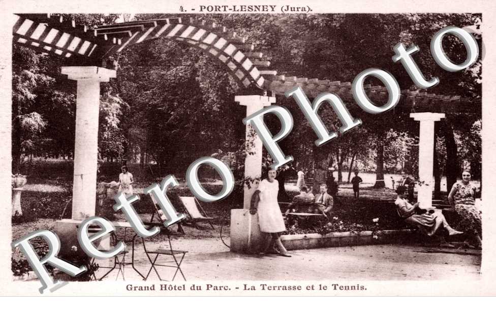 grand hotel du Parc - la terrasse et le tennis