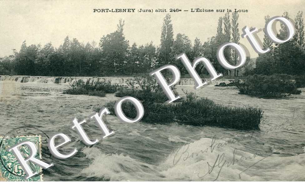 Ecluse sur la Loue