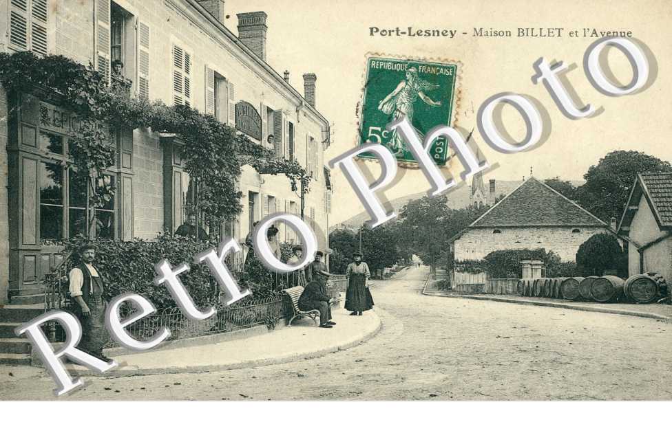 maison Billet et l'avenue