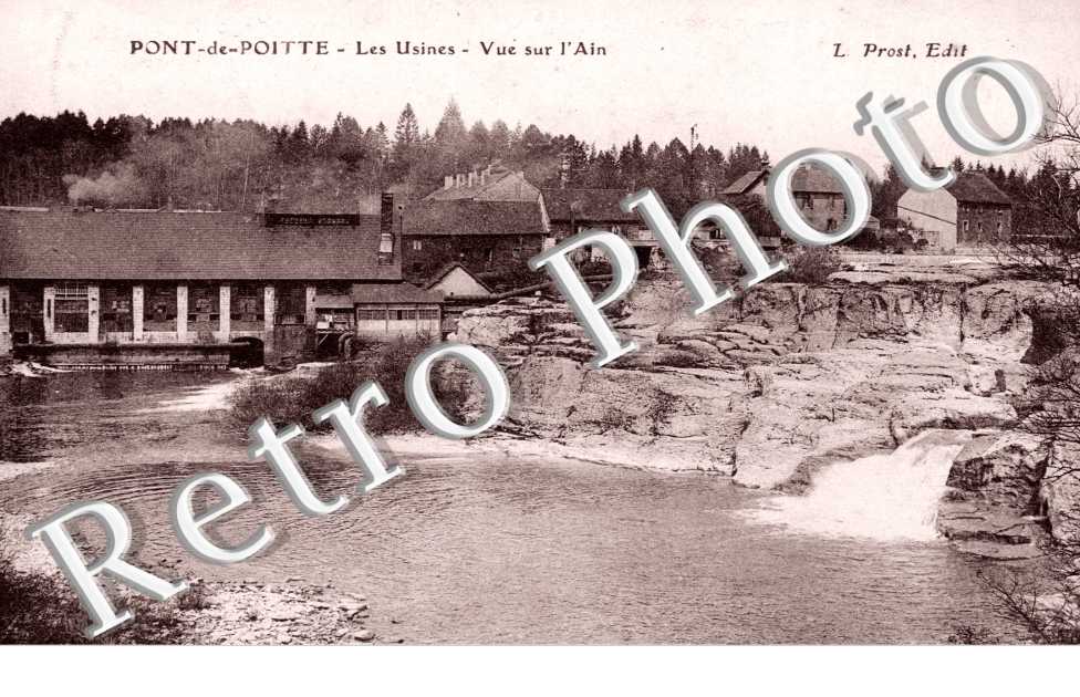 les Usines, Vue sur l'Ain