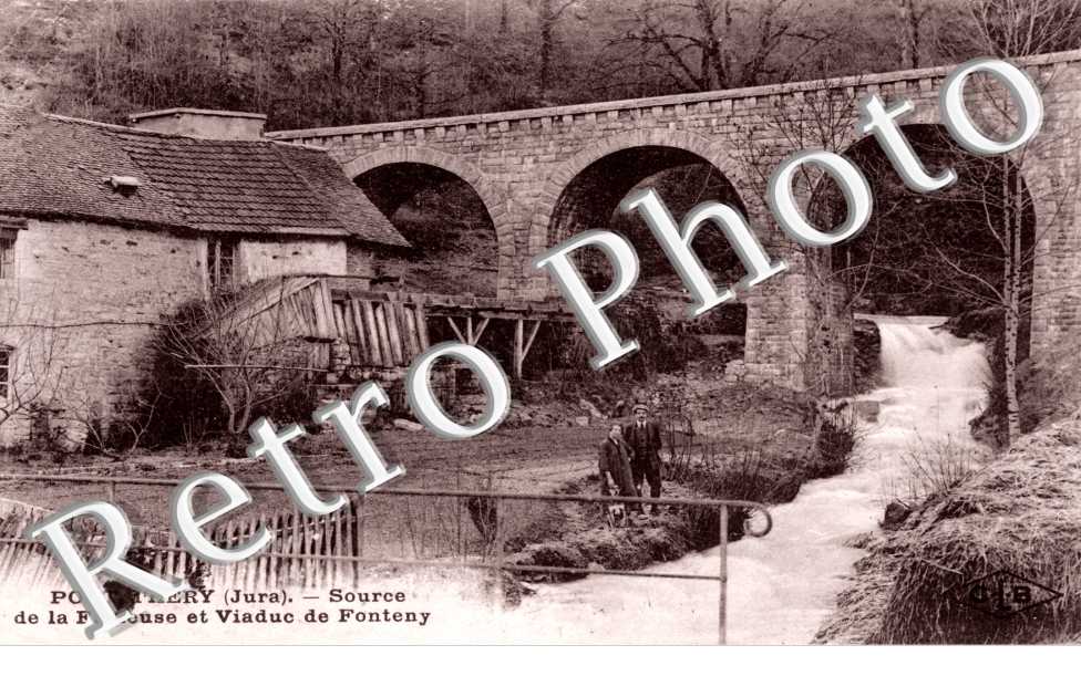 source de la Furieuse et viaduc de Fonteny