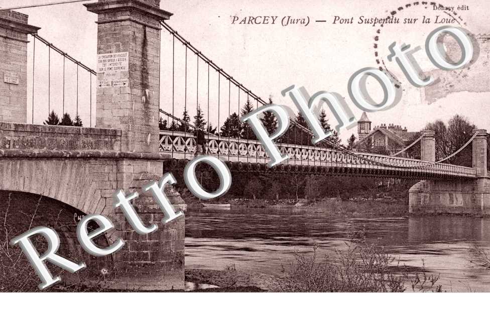 Le Pont suspendu sur la Loue