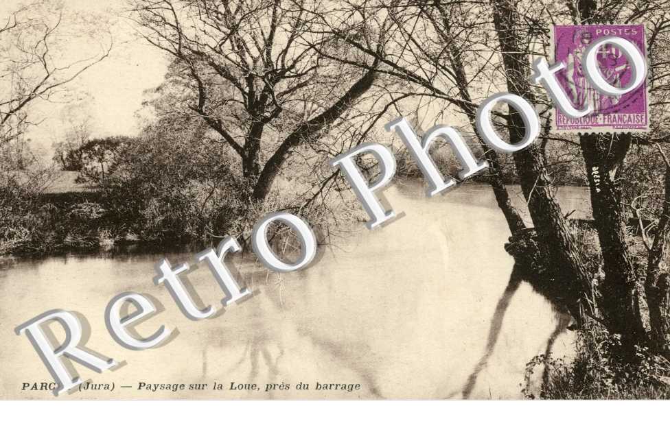 Paysage sur la Loue pres du Barrage