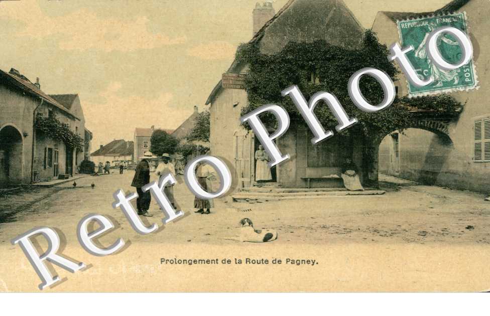 Prolongement de la route de  Pagney